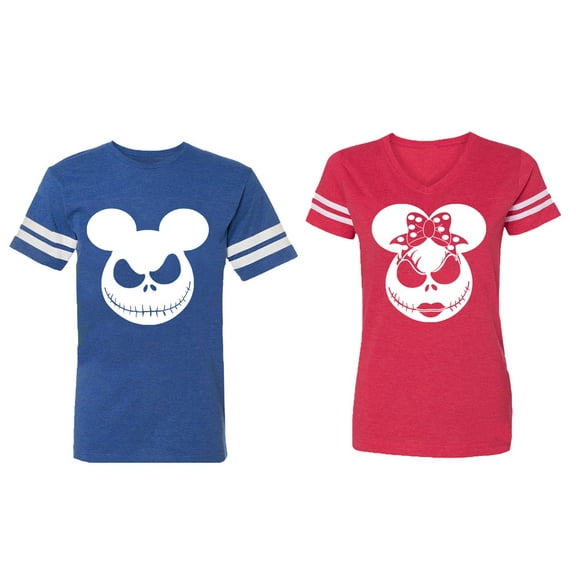 Cotton Jerseys (Men Royal / Women Red) (Men XL / Women L)