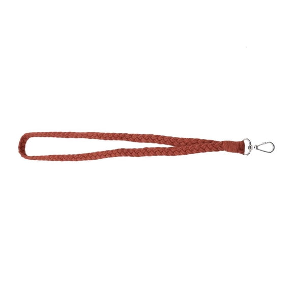 Cotton Key Holder Rope Lanyard with Reinforced Clip for Workplace Campus Office School Carrying Solution