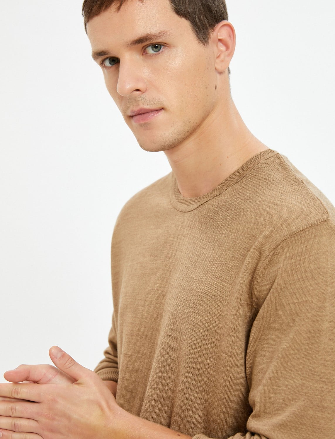 Cotton Knitwear EU S Size in Camel Hair for Men Kuwait Ubuy