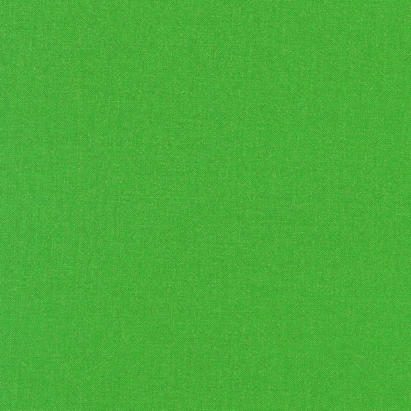 Cotton Kona Sheen Green Shimmer Glitter Sparkles Metallic Foil Overlay Solid Cotton Fabric by the Yard (K106-1929)