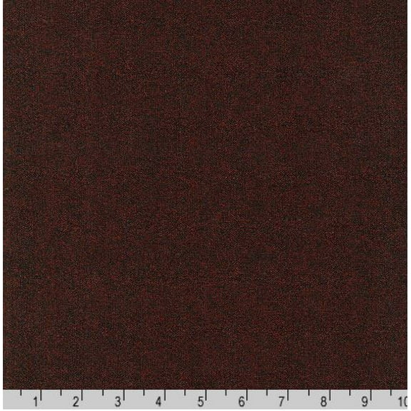 Cotton Kona Sheen Midnight Red Shimmer Glitter Sparkles Metallic Foil Overlay Solid Cotton Fabric by the Yard (K106-2000)