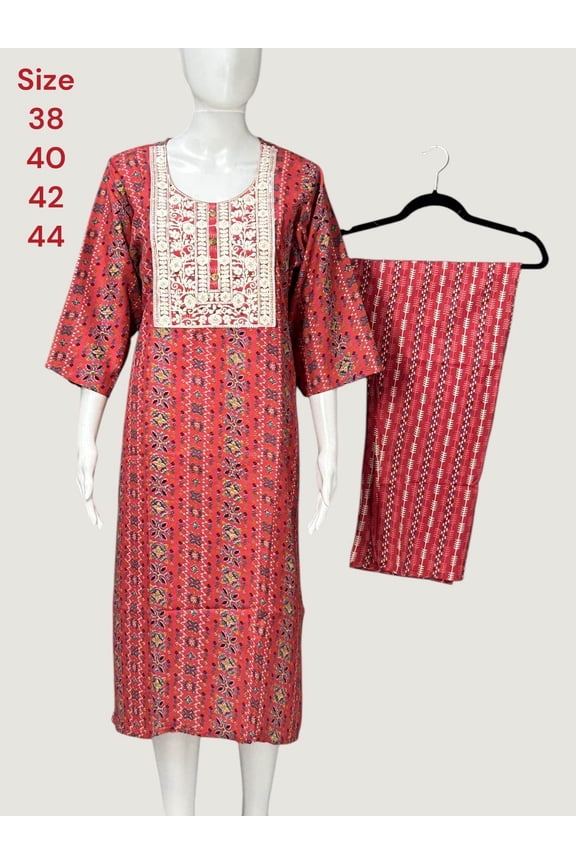Cotton Kurti pant set