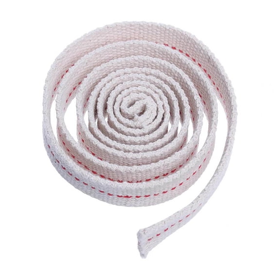 Cotton Lamp Wick Replacement Flat Wick for Retro Oil Lantern Durable Burning Wick for Camping Hiking Emergency Lighting 39.4"0.98"