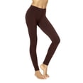 thumbnail image 1 of No nonsense Women's Cotton Legging, Espresso, 1X, 1 of 1