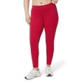 thumbnail image 1 of No nonsense Women's Cotton Legging, Red Hot, XX-Large, 1 of 5