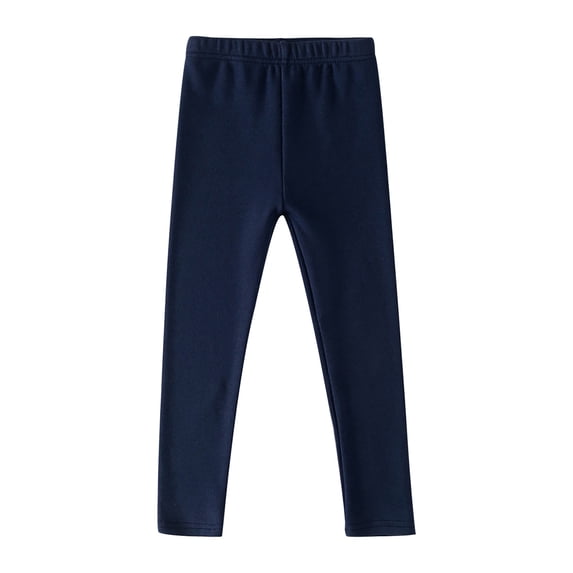 Cotton Leggings for Girls Full Length Stretchy Warm Tights Pants Cute Jogging Trousers