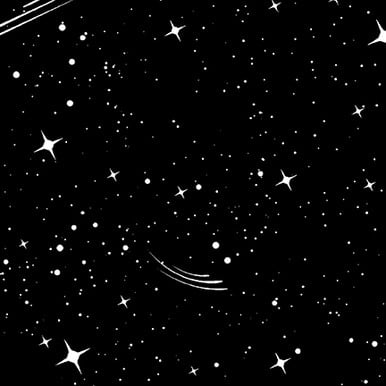 Cotton Let's Glow Crazy Glow in the Dark Space Shooting Stars Comets Night Sky Blank Quilting Black Cotton Fabric Print by the Yard (3958G-99)