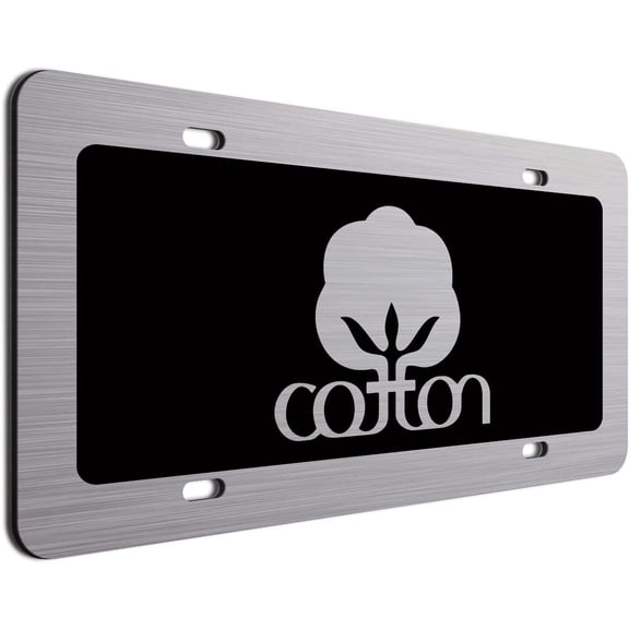 Cotton License Plates and Car Tags - Seal of Cotton gifts
