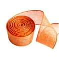 thumbnail image 1 of Cotton Like Bow Ribbon Fabric Strip Decor, Orange Holiday Decorations Featuring Cotton Like Ribbons Bows of 5Cm Wide Fabric Strips Available in Multiple Colors., 1 of 9
