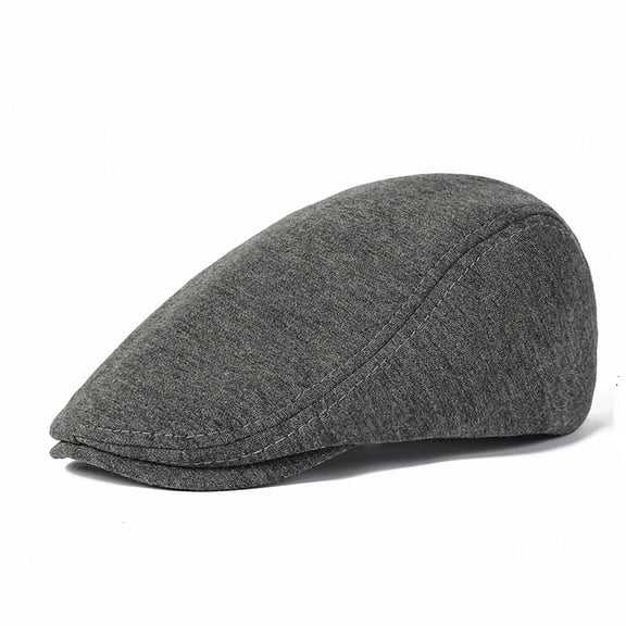 Cotton Linen Cap Beret Outdoor Travel Hat Available in a Variety of Colors Gray
