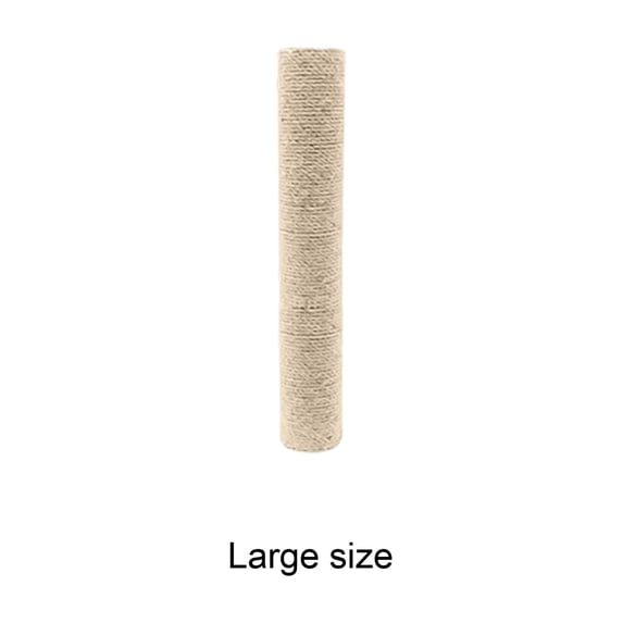 Cotton Linen Cat Scratching Post, Natural Sisal Rope Climbing Claw Grinder, Wall-Mounted Scratch Pad for Cage Indoor Claw Care Furniture Protection