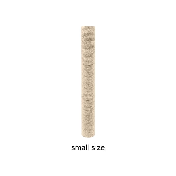 Cotton Linen Cat Scratching Post, Natural Sisal Rope Climbing Claw Grinder, Wall-Mounted Scratch Pad for Cage Indoor Claw Care Furniture Protection