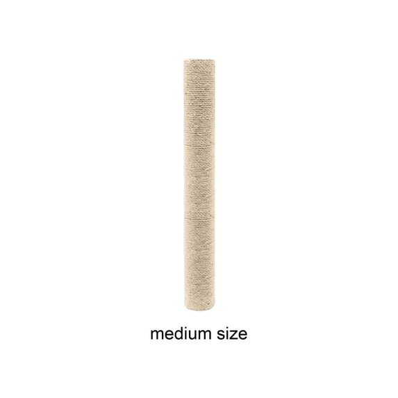 Cotton Linen Cat Scratching Post, Natural Sisal Rope Climbing Claw Grinder, Wall-Mounted Scratch Pad for Cage Indoor Claw Care Furniture Protection