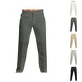 thumbnail image 1 of Cotton Linen Dress Pants for Men Spring Summer Business Casual Pants with Pockets Mens Slacks Trousers, 1 of 1