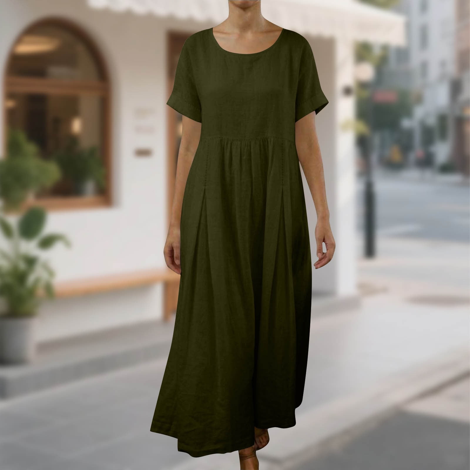 white eyelet long sleeve dress JULIE - M / White Navy Blue Cotton Linen Off Shoulder Beaded Bridesmaid Size:Large 16-16.5 ( 32/33) and tumble dry on