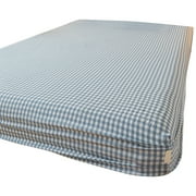 Cotton Linen Fitted Sheets Deep Pocket, Soft, Breathable, Stripe Printed Fitted Fits, Durable, Breathable and Comfy Bottom Sheet