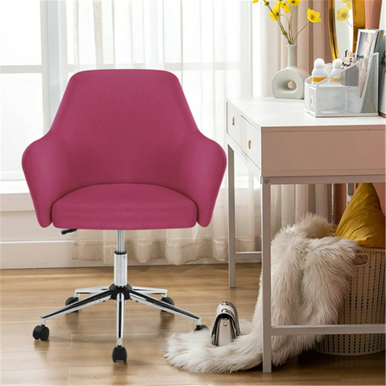 https://i5.walmartimages.com/seo/Cotton-Linen-Home-Office-Chair-Adjustable-360-Swivel-Modern-Upholstered-Computer-Task-Chair-Side-Arms-Bedroom-Vanity-Rose-Red_aee8c0b7-85b8-4924-a837-a8973dc27ddb.f32a2223d7a65df850c1b13417d43b7d.jpeg?odnHeight=768&odnWidth=768&odnBg=FFFFFF