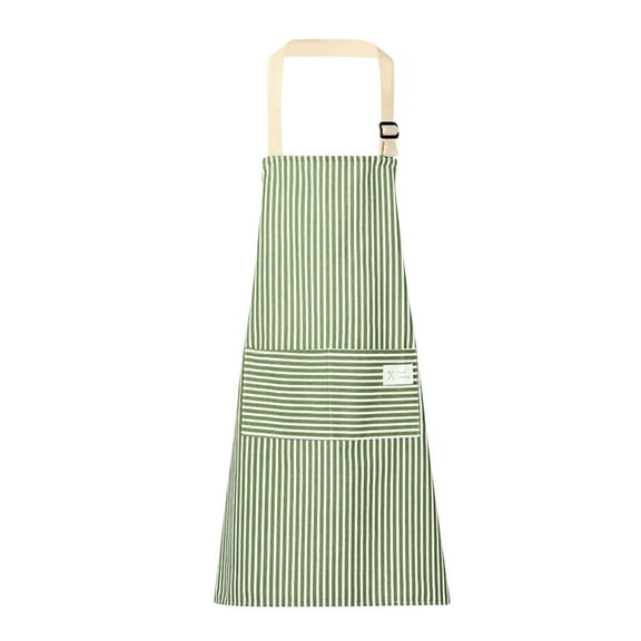 Cotton Linen Kitchen Apron,Sleeveless Stain Resistant Work Smock with Large Pocket and Adjustable Back Tie,Comfortable Cooking Baking and Restaurant Apron for Home Chef Barbecue Painter Use-B
