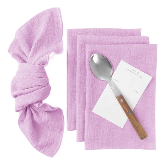 Cotton Linen Napkin,16x16", Washable Table Napkins with Hemmed Edge, Reusable Cloth Napkins for Wedding, Party, or Everyday Dining Table Decor,Table Linens, Cloth Napkins,E,1PC