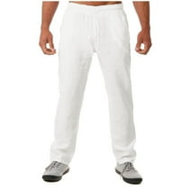 rinsvye Men's Fashion Casual Stitching Leg Multi-pocket Pants Pants ...