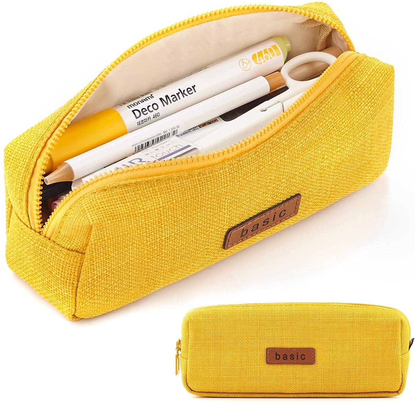 MONNO HOME Stylish and Aesthetic Pencil Case - Cute Pencil Pouch -  Aesthetic Stuff - Pencil Bag - Cute Pencil Case - Stationary Supplies  Organizer for