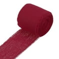 thumbnail image 1 of Uxcell Cotton Linen Ribbon Handmade Fringe Cotton Ribbon Frayed Fringe Fabric Ribbons for DIY Purple, 1 of 7