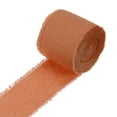thumbnail image 1 of Uxcell Cotton Linen Ribbon Handmade Fringe Cotton Ribbon Frayed Fringe Fabric Ribbons for DIY Terracotta, 1 of 6