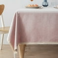 thumbnail image 1 of Cotton Linen Tablecloth, Fabric Table Cover, Wrinkle Resistant and Machine Washable, for Kitchen Dining Tabletop Decor, 55x55 Inches, by FAJHHA, 1 of 7