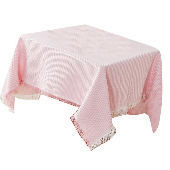 Cotton Linen Tablecloth Kitchen Dining Table Slipcover Washable Fade Decoration Table Cloth Wrinkles