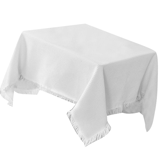 Cotton Linen Tablecloth Kitchen Dining Table Slipcover Washable Fade Decoration Table Cloth Wrinkles