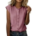 thumbnail image 1 of Cotton Linen Tank Tops，Beach Sleeveless Tops Summer Tank Tops Workout Tank Tops Woman Athletic Tank Tops Crewneck Tank Top Women Linen Tank Tops Loose Tank Tops Linen Cami Beach Vests, 1 of 4