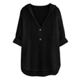 thumbnail image 1 of Cotton Linen Top for Women Womens Workout Tops Cotton Shirt for Women Everyday Summer Wear Petite Tops for Women Boho Tunic Tops for Women Crew Neck Tshirts for Women Womens Linen Tops, 1 of 1