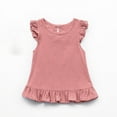 thumbnail image 1 of Cotton Linen Tops for Girls Cute Ruffle Sleeveless Tank Top 6M-7Y Toddlers Kids Lightweight Solid Pullover Crewneck Summer Tees Shirts, 1 of 8