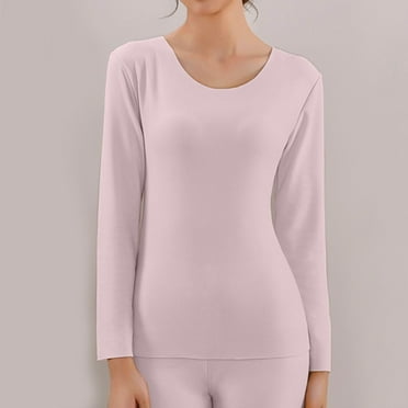 Cotton Long Johns Women Thermal Cold Weather Essentials Thermal Set White Thermal Thermal Tops for Women Wool Thermals Fleece Thermal Underwear