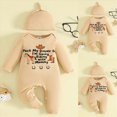 thumbnail image 1 of Cotton Long Sleeve Baby Bodysuits, Soft Infant Pajamas for Boys Girls, Unisex Baby Sleepers with Snap Closure 6-12 Months 12-24 Months 2t 3t 4t 5t 6t 7t 8t 9t Children(Khaki,0-3 Months), 1 of 9