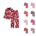 thumbnail image 1 of Cotton Lounge Sets – Soft Pajama Sets for Women, Cozy Sleepwear for Comfort and Style Printed Women's Long Sleeved Pajamas Pajamas, 1 of 3