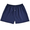 thumbnail image 1 of Cotton Loungewear Shorts for Men Summer Pajamas Pant Elastic Waisted Casual Sleepwear Short Pants, 1 of 3