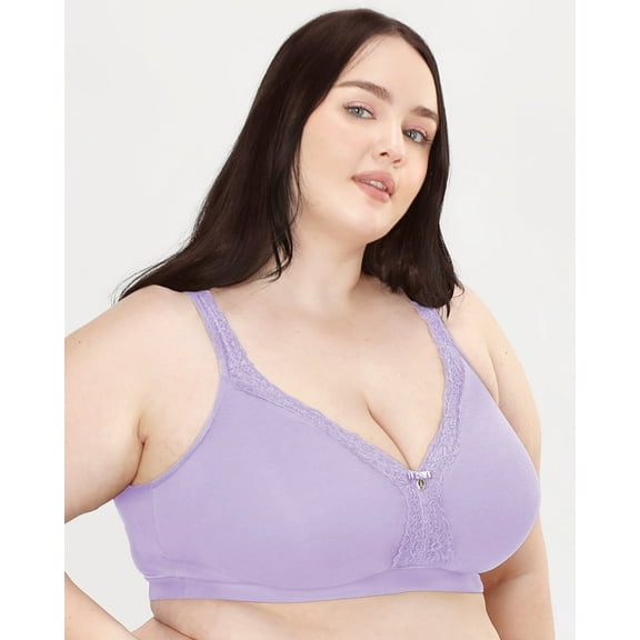 Cotton Luxe Unlined Wireless Bra - Lavender Mist