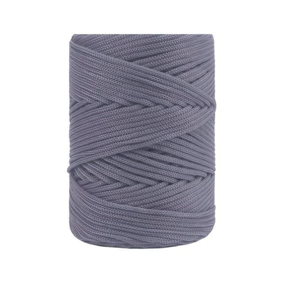 Cotton Macrame Cord Braided Thick Soft Crochet Yarn, DIY Knitting Craft Thread for Beginners & Advanced Makers, Versatile String for Bags, Wall Hangings, Hangers & Jewelry Making, 5.12"