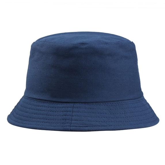 Cotton Men Women Summer Fishing Hat Solid Color Fisherman Beach Festival Sun Cap Bucket Cap
