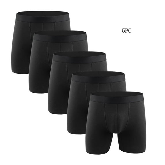 Cotton Mens Boxers Mens Boxer Briefs Cotton Big Men Underwear Men Underwear With Pouch Underpants for Men Mens Boxer Briefs Black