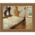 thumbnail image 1 of Cotton Merchants in New Orleans 24x20 Gold Ornate Wood Framed Canvas Art by Edgar Degas, 1 of 2