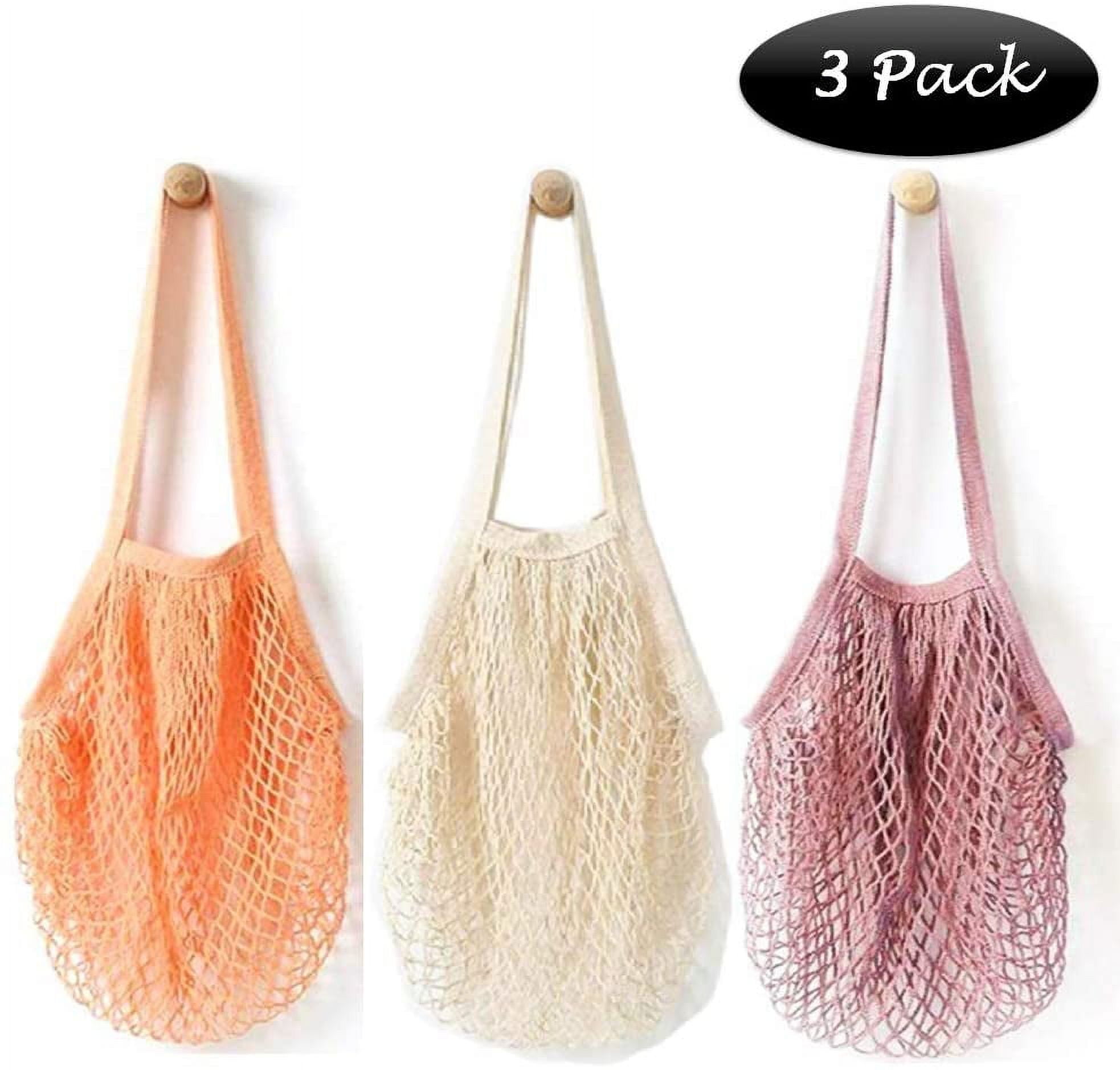 Reusable net grocery bags hotsell