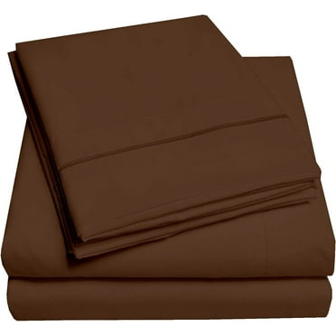 Cotton Metrics 100% Cotton Boating Sheet Set 800TC Universal-AFT-Berth The Best Boat AFT Berth Bedding Fits mattresses up to 6” Depth (Brown)