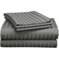 thumbnail image 1 of Cotton Metrics 100% Organic Cotton Boating Sheet Set 600TC Universal XL V Berth The Best Boat XL V Berth Bedding Fits mattresses up to 6” Depth - Great Gift for Boaters (Grey Stripe), 1 of 3