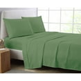 thumbnail image 1 of Cotton Metrics 18 inch Full 4pc Sheet Set Moss Green 600TC 100% Organic Cotton Full Size Bedding Set, Soft Sheets (Full, Moss Green), 1 of 5