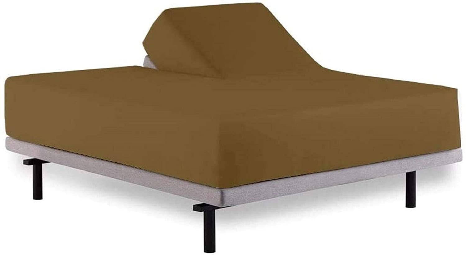 Cotton Metrics 600TC 100 Cotton Top Split Cal King Sheets Sets for