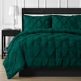 thumbnail image 1 of Cotton Metrics Duvet Cover Set with Zipper & Corner Ties 800TC 100% Organic Cotton 3pc Duvet Cover Set Oversized King Size (Teal Green), 1 of 4