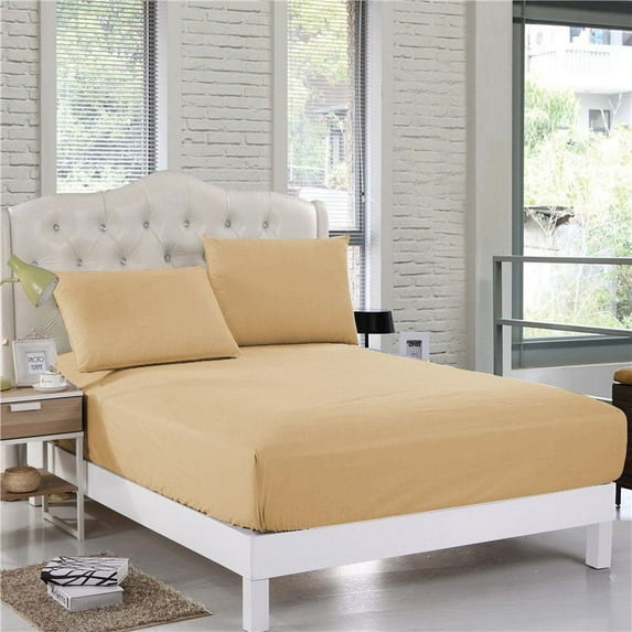 Cotton Metrics King Size Fitted Sheet Taupe 800 Thread Count 100% Organic Cotton Fitted Sheet King Size with 21" Extra Deep Pocket ( King, Taupe )