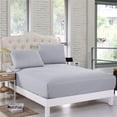 thumbnail image 1 of Cotton Metrics Queen Size Fitted Sheet Silver 800 Thread Count 100% Organic Cotton Fitted Sheet Queen Size with 12" Extra Deep Pocket ( Queen, Silver ), 1 of 5